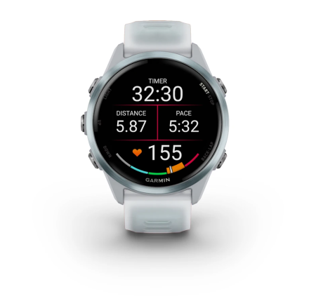 Garmin  FORERUNNER 570 42mm Whitestone with Cloud Blue Garmin  FORERUNNER 570 42mm Whitestone with Cloud Blue