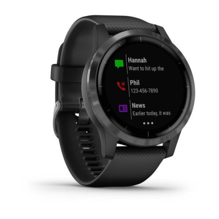 Garmin VIVOACTIVE 4 черные с серым безелем