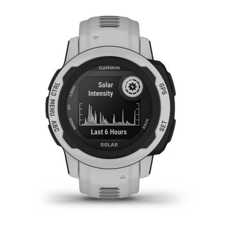 Garmin INSTINCT 2S Solar Surf белый с серебристым безелем