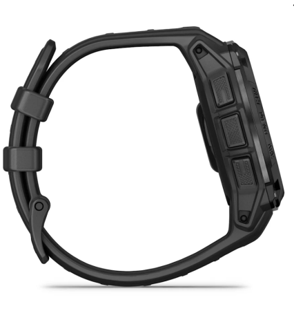 Garmin INSTINCT 3, 45 мм, Solar, Tactical Edition, Black with Black Band