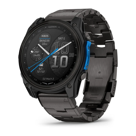 Garmin D2 Mach 2, 51 мм Carbon Gray DLC Titanium with Vented Titanium Bracelet