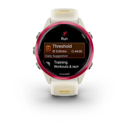 Garmin  FORERUNNER 570 42mm Bone with Raspberry and Mango Garmin  FORERUNNER 570 42mm Bone with Raspberry and Mango