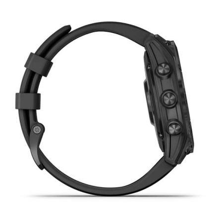 Garmin FENIX 7 Solar серый с черным ремешком