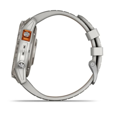 Garmin FENIX 7 Pro Sapphire Solar титан с браслетом туманно-серого цвета