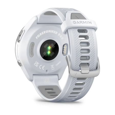 Garmin FORERUNNER 965 белые, титановый безель, с белым ремешком Garmin FORERUNNER 965 белые, титановый безель, с белым ремешком