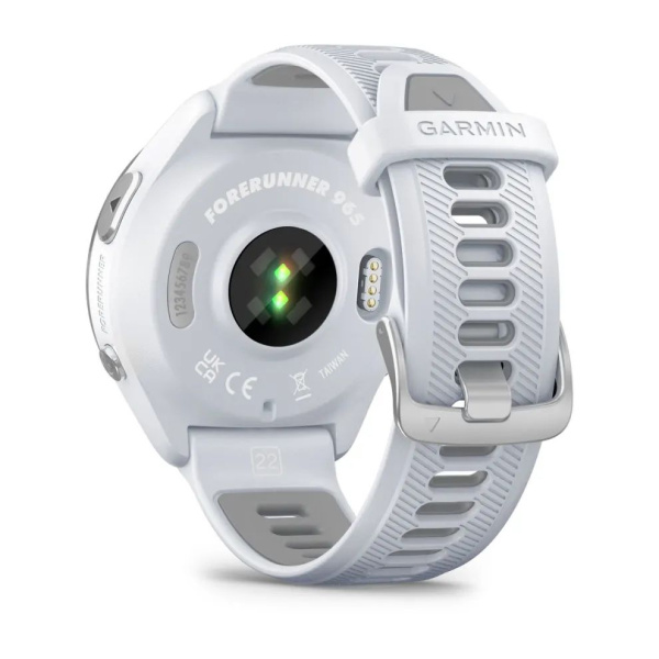 Garmin FORERUNNER 965 белые, титановый безель, с белым ремешком Garmin FORERUNNER 965 белые, титановый безель, с белым ремешком