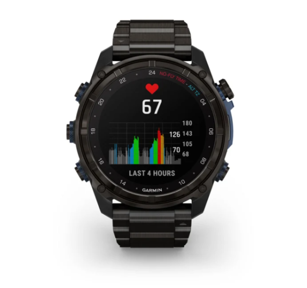Garmin DESCENT MK3i  Cерый DLC Titanium с титановым ремешком DLC