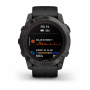 Garmin  FENIX 7X Pro Sapphire Solar Edition Титановый угольно-серый корпус с DLC-покрытием и черным ремешком