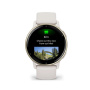 Garmin VIVOACTIVE 5 цвета слоновой кости с золотистым безелем и силиконовым ремешком Garmin VIVOACTIVE 5 цвета слоновой кости с золотистым безелем и силиконовым ремешком