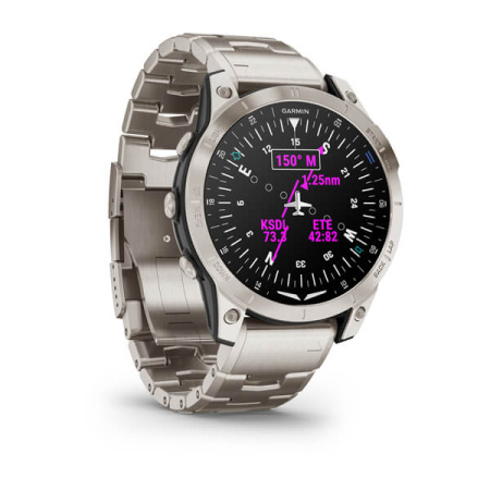 Garmin D2 MACH 1 авиационные смарт-часы с титановым браслетом
