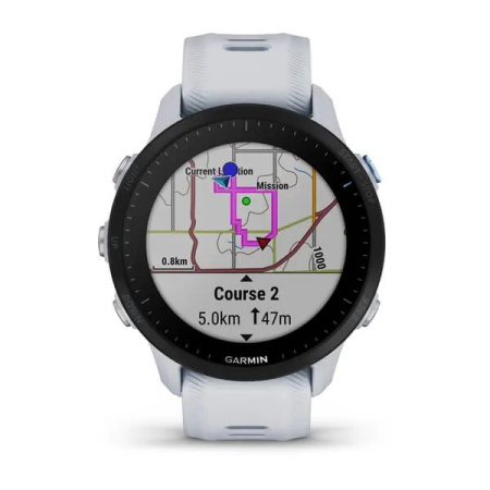Garmin FORERUNNER 955 с белым ремешком Garmin FORERUNNER 955 с белым ремешком