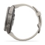 Часы Garmin Fenix 9 Pro - 43 мм, титановый, туманно-серый/темный песчаник силиконовый ремешок