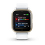 Garmin VENU Sq 2 белые с кремово-золотым алюминиевым безелем Garmin VENU Sq 2 белые с кремово-золотым алюминиевым безелем