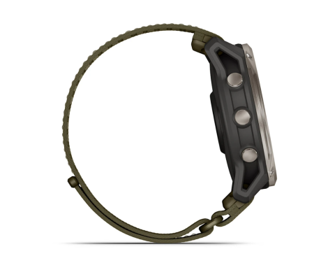 Часы Garmin Enduro 4 с оливковым тканевым ремешком ComfortFit