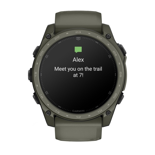 Часы Garmin Tactix 8 - 51 мм, Amoled, Cerakote Coating, оливково-серый