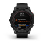 Garmin FENIX 7 Solar серый с черным ремешком