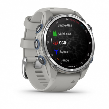 Garmin DESCENT MK3 дымчато-серый силиконовый рeмешок