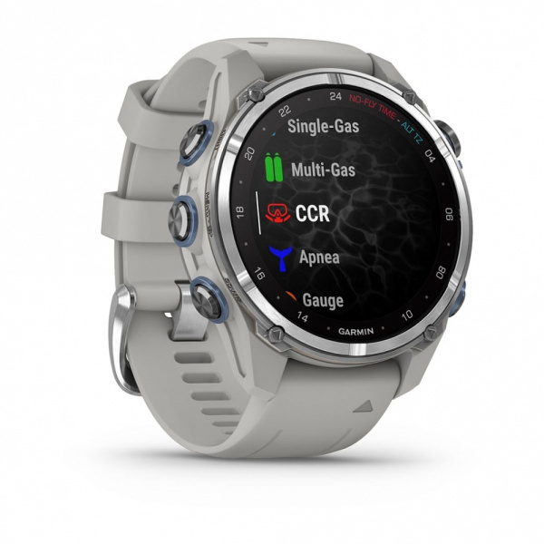 Garmin DESCENT MK3 дымчато-серый силиконовый рeмешок
