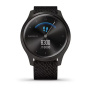 Garmin VIVOMOVE STYLE графитовый с плетеным нейлоновым черным ремешком Garmin VIVOMOVE STYLE графитовый с плетеным нейлоновым черным ремешком