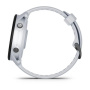 Garmin FORERUNNER 955 Solar с белым ремешком Garmin FORERUNNER 955 Solar с белым ремешком