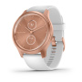 Garmin  VIVOMOVE STYLE розовое золото с белым силиконовым ремешком Garmin  VIVOMOVE STYLE розовое золото с белым силиконовым ремешком