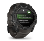 Garmin INSTINCT 3, 50 мм, AMOLED, Black withe Charcoal Band