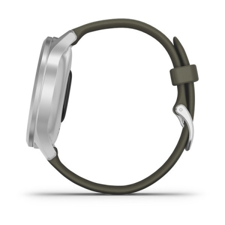 Garmin VIVOMOVE STYLE серебристый с травяным силиконовым ремешком Garmin VIVOMOVE STYLE серебристый с травяным силиконовым ремешком