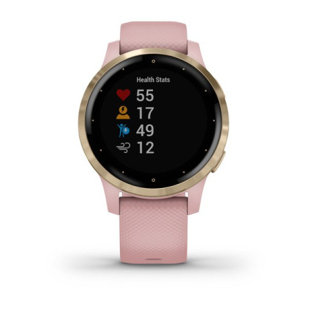 Garmin VIVOACTIVE 4S розовые с золотистым безелем