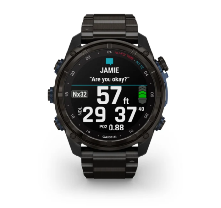 Garmin DESCENT MK3i  Cерый DLC Titanium с титановым ремешком DLC