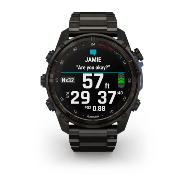 Garmin DESCENT MK3i  Cерый DLC Titanium с титановым ремешком DLC