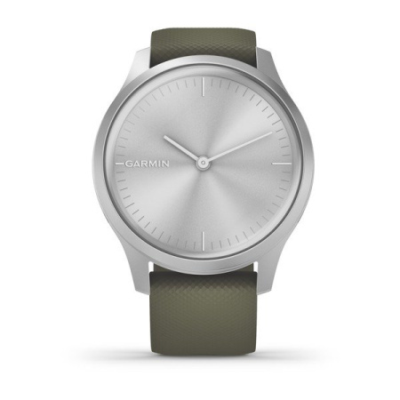 Garmin VIVOMOVE STYLE серебристый с травяным силиконовым ремешком Garmin VIVOMOVE STYLE серебристый с травяным силиконовым ремешком