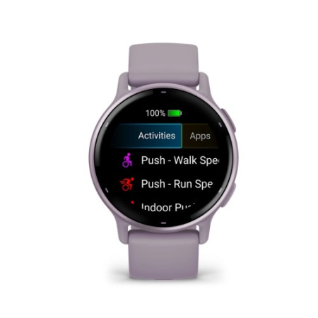 Garmin VIVOACTIVE 5 цвет орхидеи с металлическим безелем и силиконовым ремешком Garmin VIVOACTIVE 5 цвет орхидеи с металлическим безелем и силиконовым ремешком
