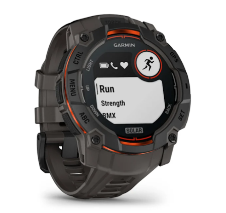 Garmin INSTINCT 3, 50 мм, Solar, Black with Charcoal Band