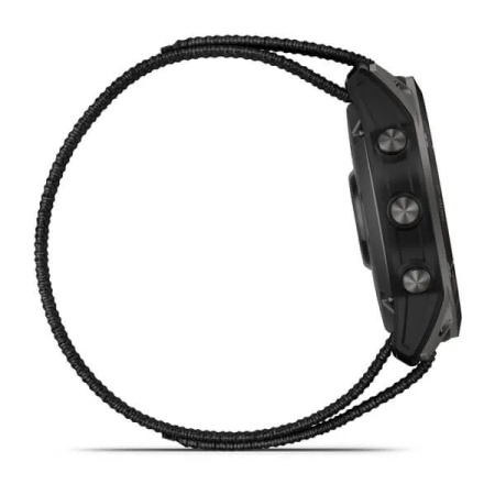 Garmin ENDURO 2 угольно-серый DLC титановый с нейлоновым ремешком UltraFit Garmin ENDURO 2 угольно-серый DLC титановый с нейлоновым ремешком UltraFit