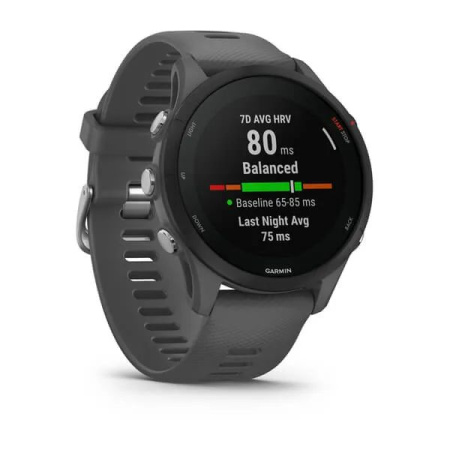 Garmin FORERUNNER 255 с темно-серым ремешком
