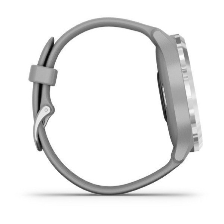 Garmin VIVOMOVE 3 серебристые с серым силиконовым ремешком Garmin VIVOMOVE 3 серебристые с серым силиконовым ремешком