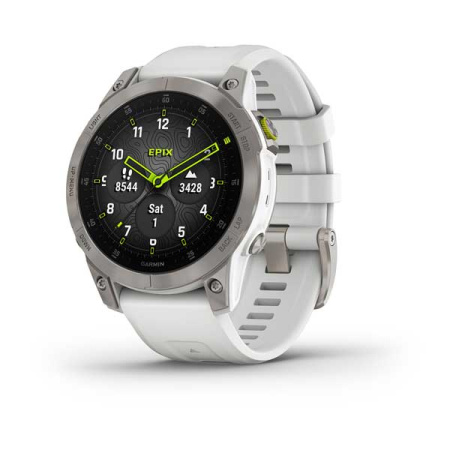 Garmin  EPIX (Gen 2) Sapphire титановый белый Garmin  EPIX (Gen 2) Sapphire титановый белый