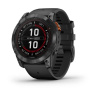 Garmin FENIX  7X Pro Solar Edition серый корпус и черным ремешком Garmin FENIX  7X Pro Solar Edition серый корпус и черным ремешком