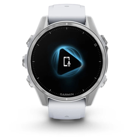 Garmin FENIX 8, 43 мм, AMOLED, Silver with White Stone силиконовый ремешок Garmin FENIX 8, 43 мм, AMOLED, Silver with White Stone силиконовый ремешок