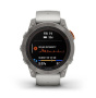 Garmin FENIX 7 Pro Sapphire Solar титан с браслетом туманно-серого цвета