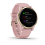 Garmin VIVOACTIVE 4S розовые с золотистым безелем