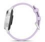 Garmin LILY 2 Active Серебристые с фиолетовым силиконовым ремешком Jasmine