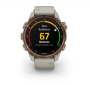 Garmin DESCENT MK3i Бронзовый PVD Титан с французским серым силиконовым ремешком 43 мм