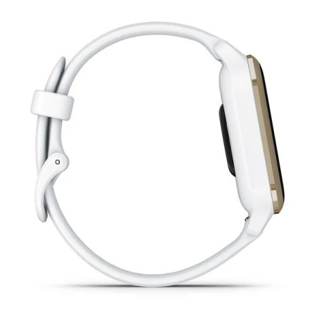 Garmin VENU Sq 2 белые с кремово-золотым алюминиевым безелем Garmin VENU Sq 2 белые с кремово-золотым алюминиевым безелем