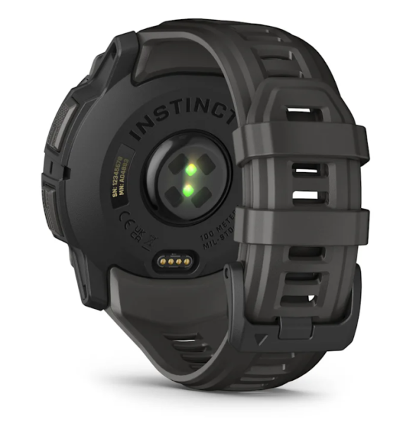 Garmin IINSTINCT 3 50 мм, AMOLED, Black with Charcoal Band